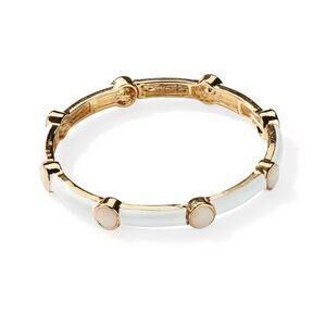 Park Lane Marshmallow Bracelet White/Gold
